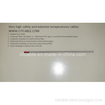 Very High Safety and Extreme Temperatures Cables